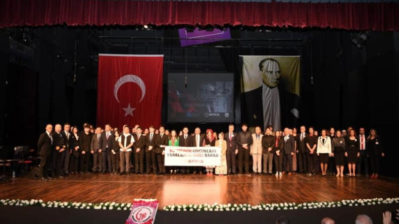 Atatürk’ün Antalya’ya gelişinin 93’üncü yıldönümü töreni