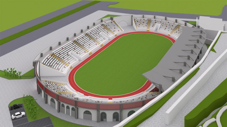 Kumluca Atatürk Stadyumu’nun temeli atılıyor.