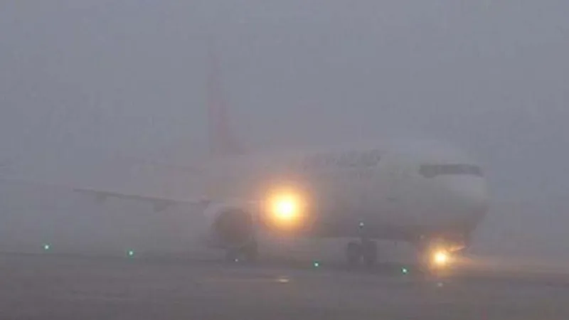 Kars’ta Uçak seferlerine sis engeli