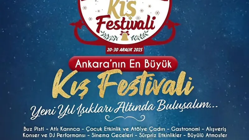 Ankara’nın ilk ve en büyük kış festivaline geri sayım başladı