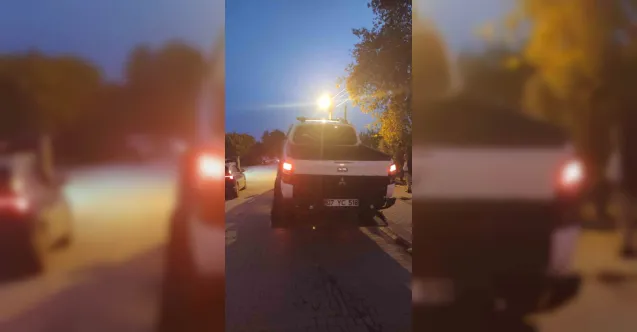 Kamyonetten dışarı alkol şişesi attılar, 13 bin TL ceza yediler