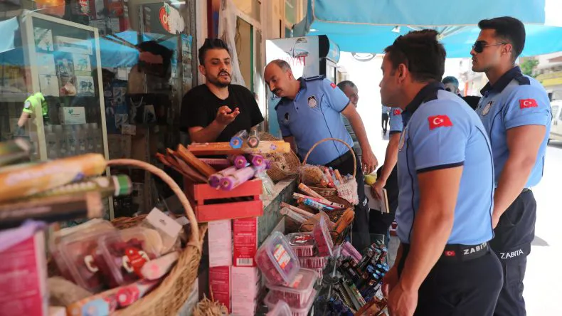 Kaldırım işgallerine denetim